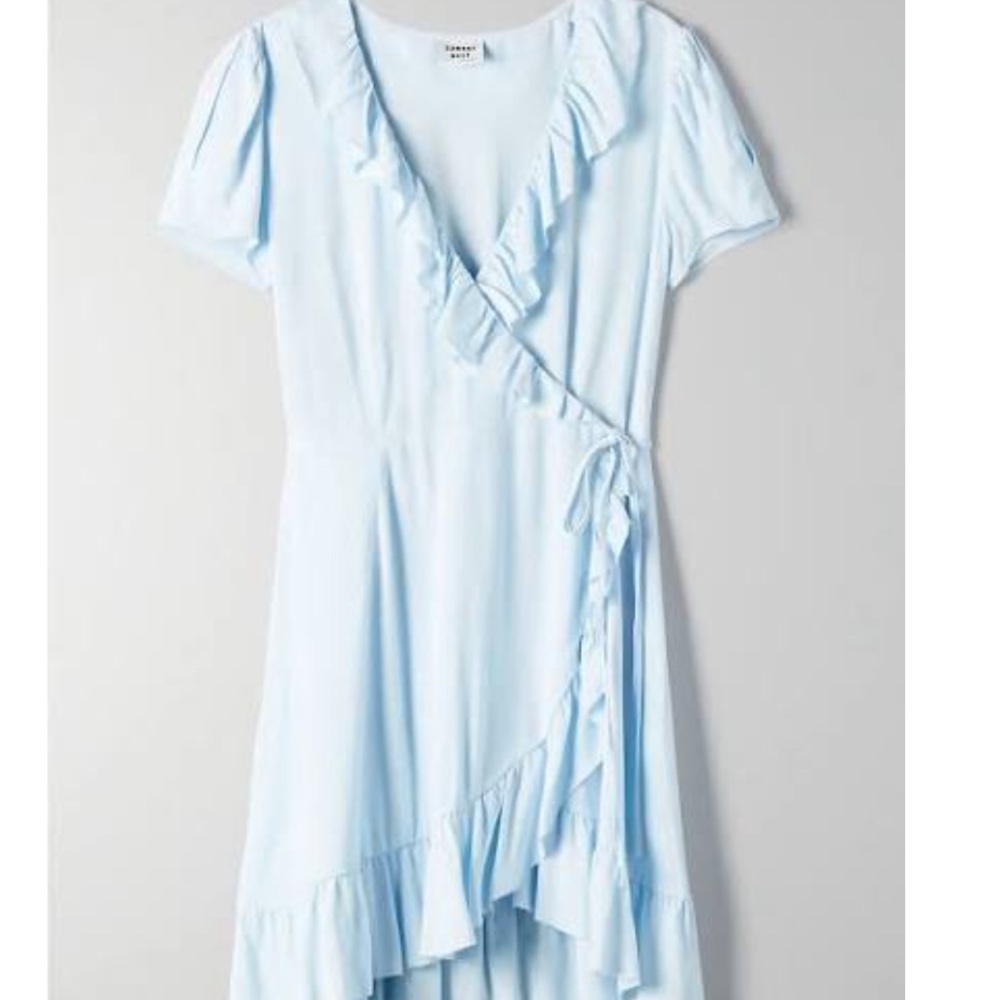 Aritzia Ruffle Wrap Sunday Best Dress